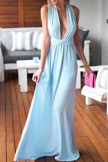 Chiffon long dress