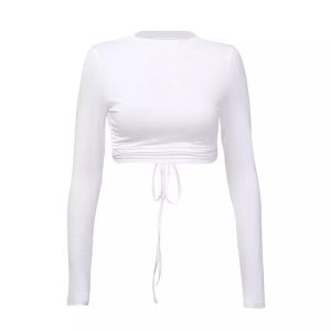 Блузка в бяло MS3124