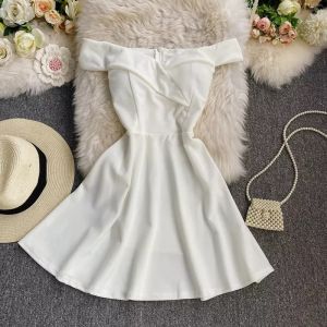 Бяла рокля MS3360